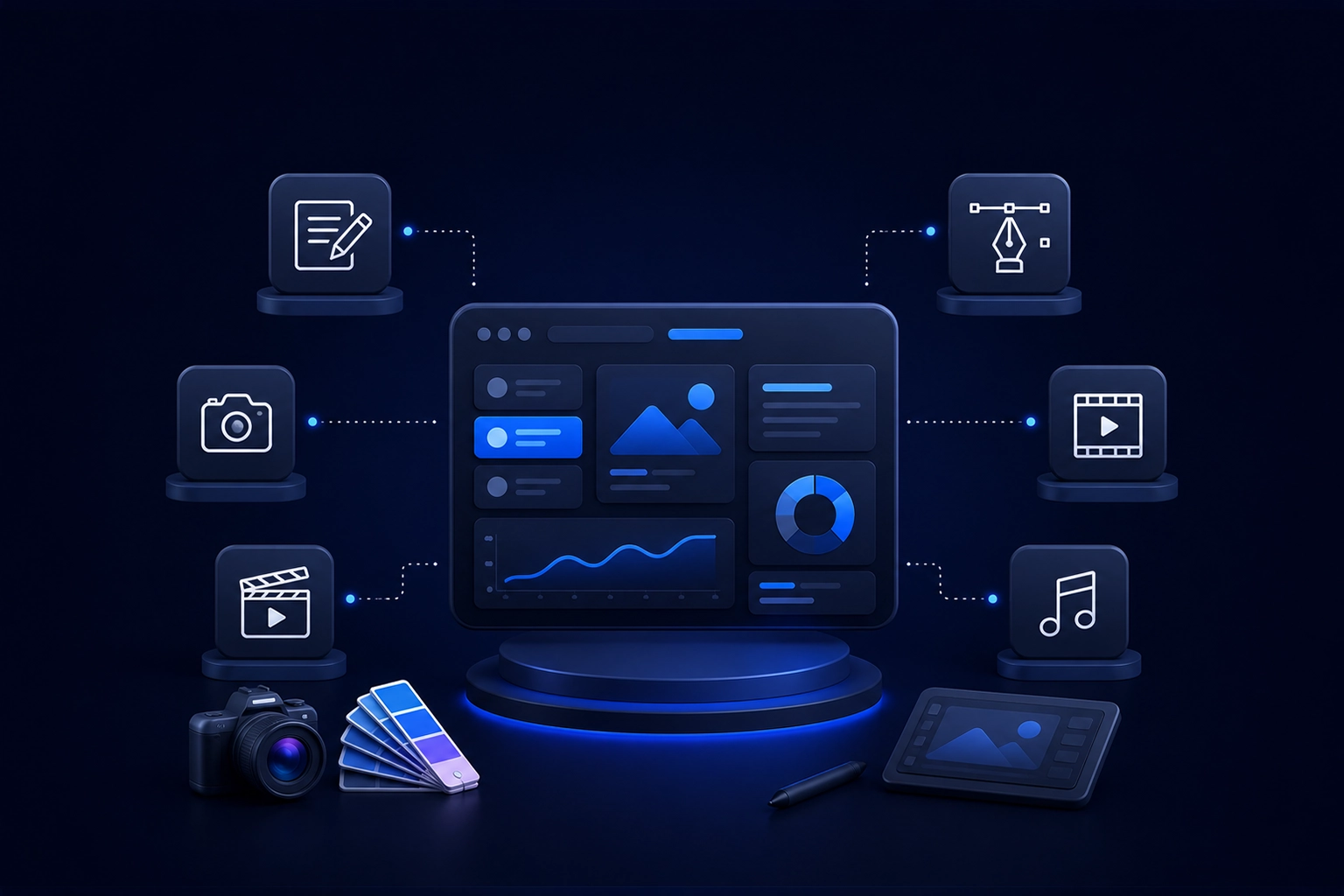 صناعة المحتوى والتصميم الإبداعي